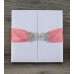Silk Box Invitation with Paper Box Wedding Invitation Card with Delicate Ribbon Buckle